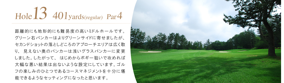 Hole13コンセプト