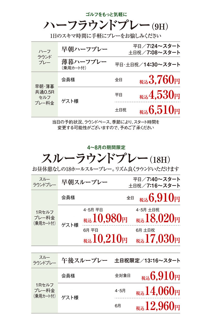 9ホールスループレー